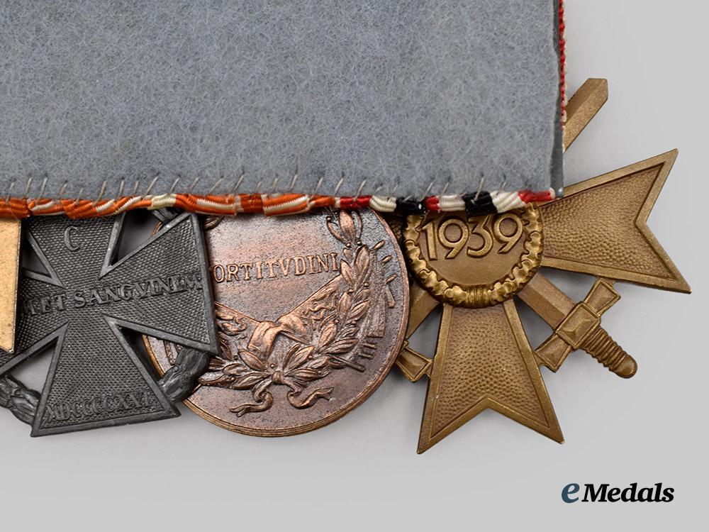 germany,_wehrmacht._a_first_and_second_war_medal_bar_to_a_decorated_combat_veteran___m_n_c4355