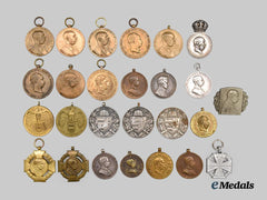 Austria, Empire. A Lot of Twenty-Six Imperial Austro-Hungarian Medals, Awards, and Badges