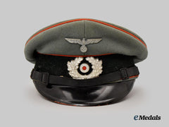 Germany, Heer. A Flak/Artillery EM/NCO’s Visor Cap, Owner-Attributed Example, by G.A. Hoffmann