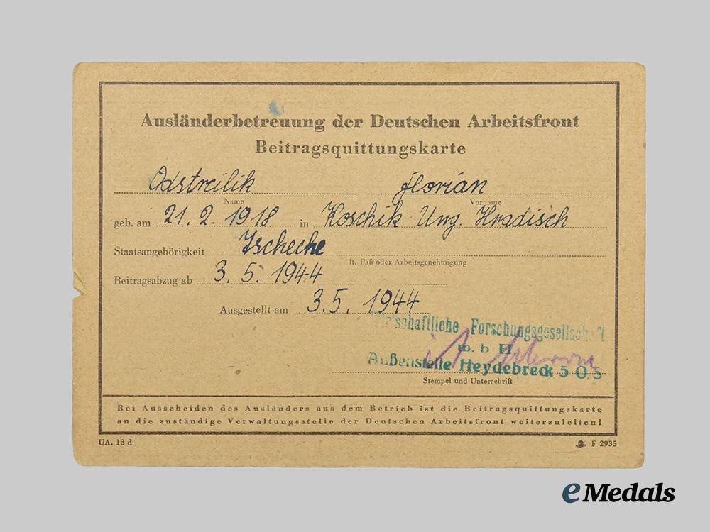 germany,_third_reich._a_mixed_lot_of_labour_organization_membership_booklets_for_german_and_foreign_labourers___m_n_c4435