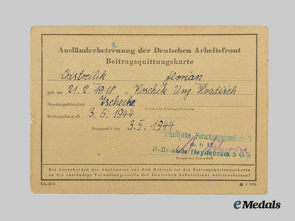 germany,_third_reich._a_mixed_lot_of_labour_organization_membership_booklets_for_german_and_foreign_labourers___m_n_c4435