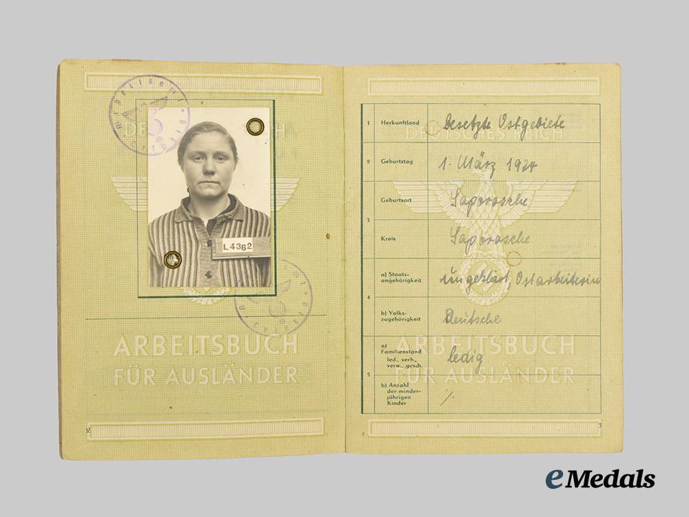germany,_third_reich._a_mixed_lot_of_labour_organization_membership_booklets_for_german_and_foreign_labourers___m_n_c4438