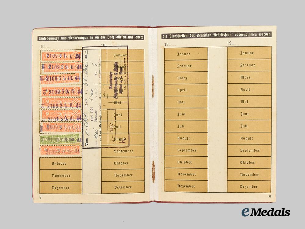 germany,_third_reich._a_mixed_lot_of_labour_organization_membership_booklets_for_german_and_foreign_labourers___m_n_c4455
