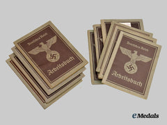 Germany, Third Reich. A Mixed Lot of Arbeitsbücher
