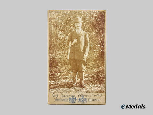 serbia,_kingdom._a_photograph_of_king_alexander_i_of_serbia_while_bird_hunting___m_n_c4474