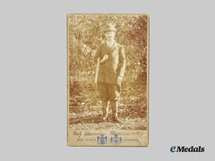 Serbia, Kingdom. A Photograph of King Alexander I of Serbia while Bird Hunting
