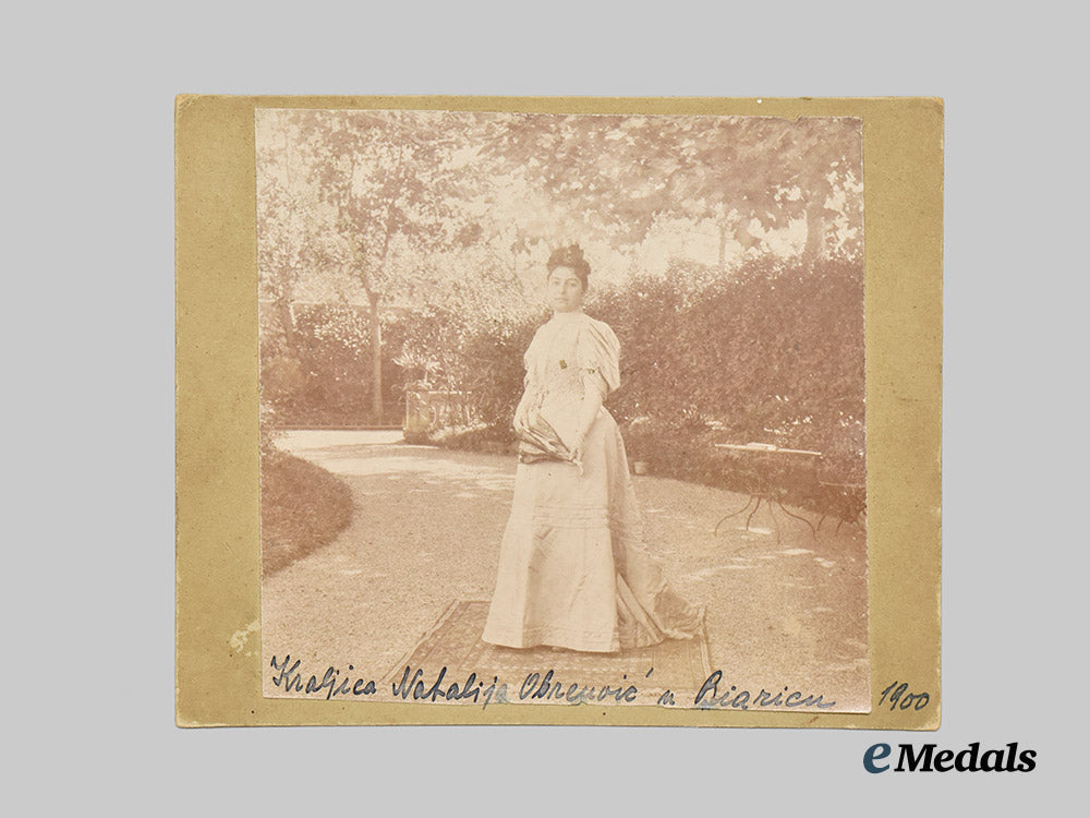 serbia,_kingdom._a_photograph_of_natalie_of_serbia_in_exile_in_biarritz___m_n_c4478