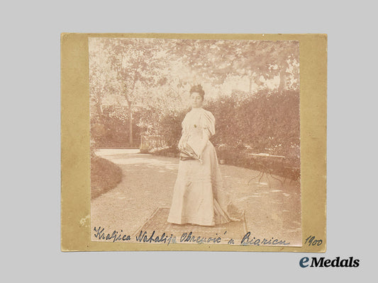 serbia,_kingdom._a_photograph_of_natalie_of_serbia_in_exile_in_biarritz___m_n_c4478