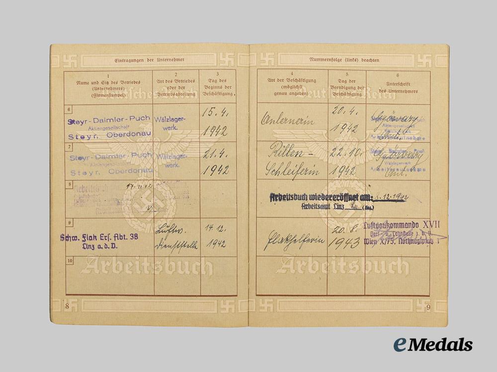 germany,_third_reich._a_mixed_lot_of_arbeitsbücher___m_n_c4479