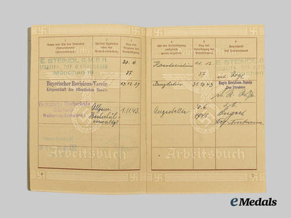 germany,_third_reich._a_mixed_lot_of_arbeitsbücher___m_n_c4496