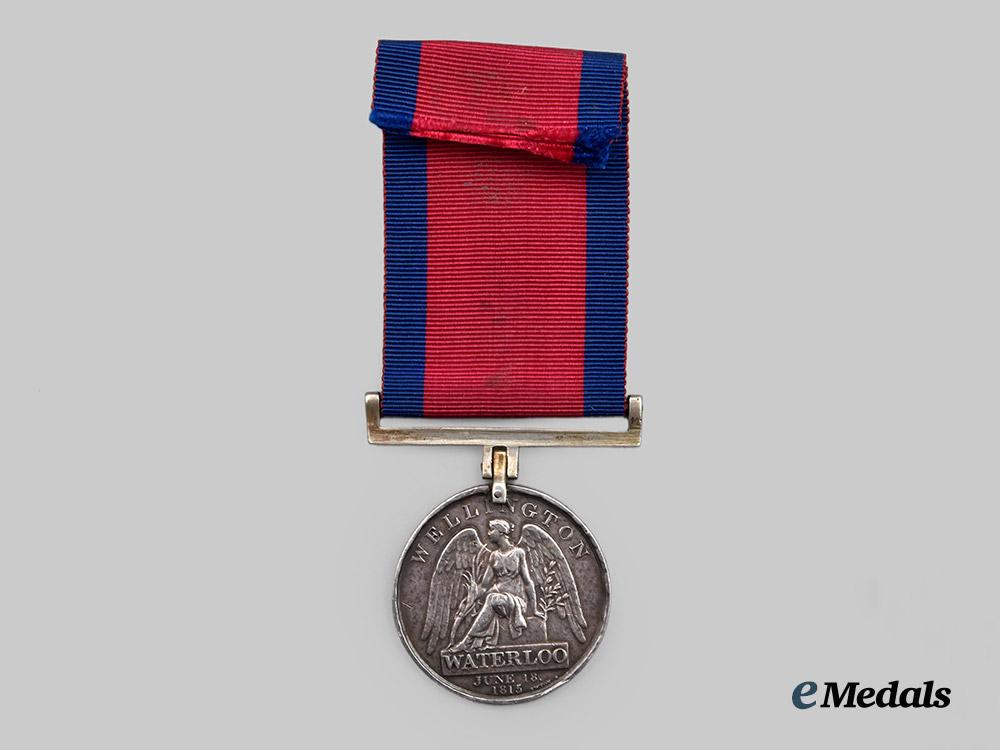 united_kingdom._an1815_battle_of_waterloo_medal_to_private_peter_jones_of_the23rd_regiment_of_foot,_royal_welsh_fusiliers___m_n_c4502