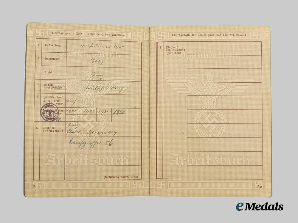 germany,_third_reich._a_mixed_lot_of_arbeitsbücher___m_n_c4504