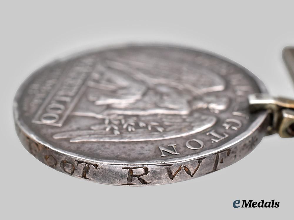 united_kingdom._an1815_battle_of_waterloo_medal_to_private_peter_jones_of_the23rd_regiment_of_foot,_royal_welsh_fusiliers___m_n_c4507