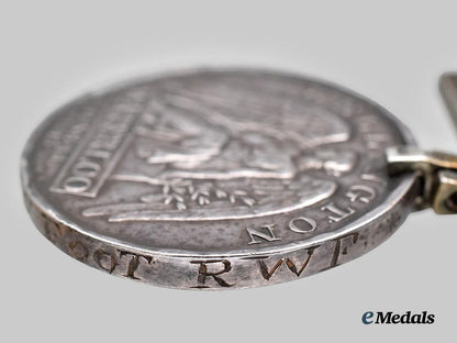 united_kingdom._an1815_battle_of_waterloo_medal_to_private_peter_jones_of_the23rd_regiment_of_foot,_royal_welsh_fusiliers___m_n_c4507