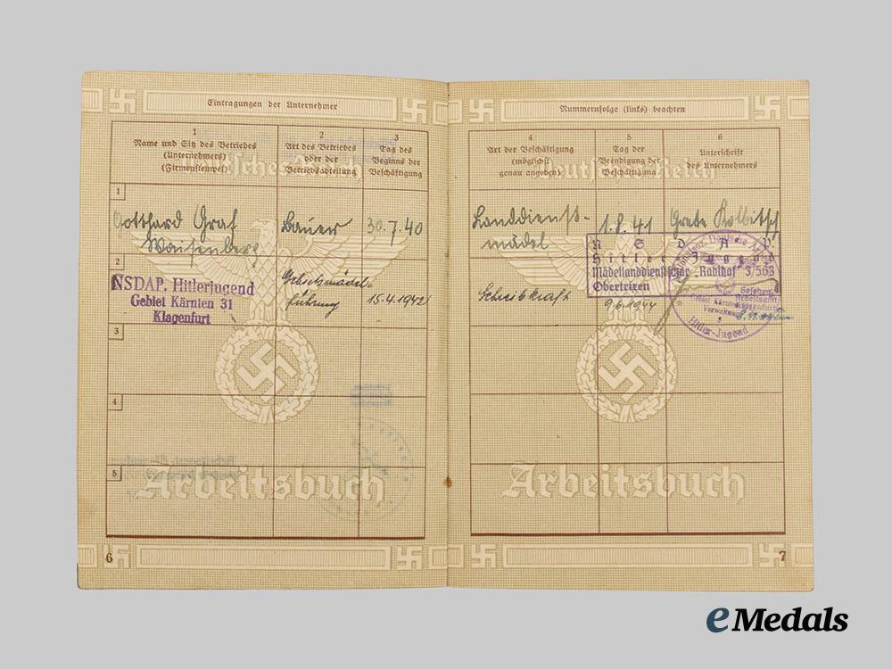 germany,_third_reich._a_mixed_lot_of_arbeitsbücher___m_n_c4522