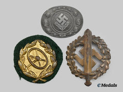 Germany, Third Reich. A Lot of Three Awards and Badges