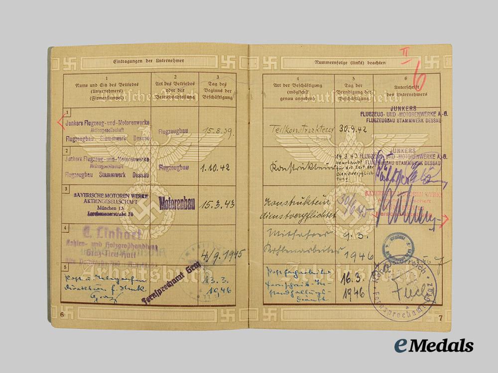germany,_third_reich._a_mixed_lot_of_arbeitsbücher___m_n_c4533