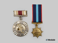 Georgia. A Vakhtang Gorgasali Order and Ministry of Defense Impeccable Service Medal