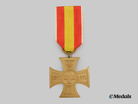 baden,_grand_duchy._a_commemorative_cross_for_voluntary_war_aid1870/71___m_n_c4554