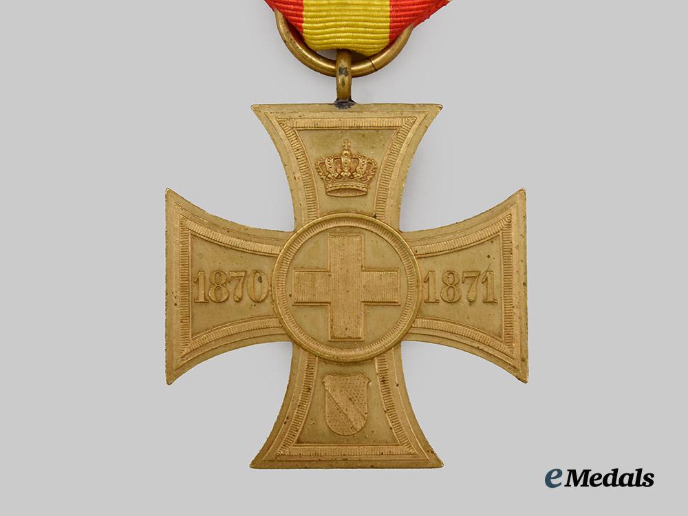 baden,_grand_duchy._a_commemorative_cross_for_voluntary_war_aid1870/71___m_n_c4555
