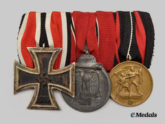 Germany, Wehrmacht. A Medal Bar for an Eastern Front Combatant