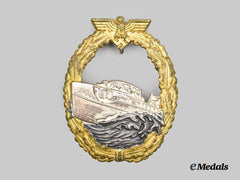 Germany, Kriegsmarine. A Rare S-Boat War Badge, First Pattern, by Schwerin