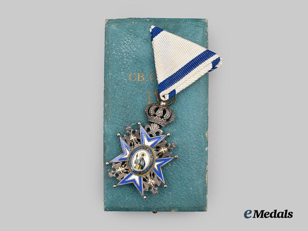 serbia,_kingdom._an_order_of_st._sava,_i_v_class_by_huguenin_freres___m_n_c4627