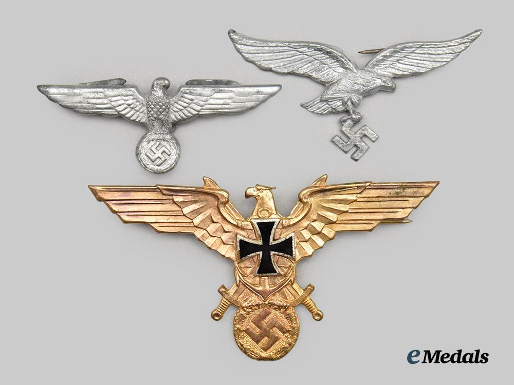 germany,_third_reich._a_mixed_lot_of_eagle_insignia___m_n_c4633