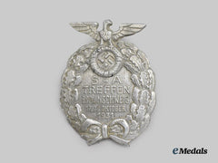 Germany, SA. A Braunschweig Rally Badge, First Pattern