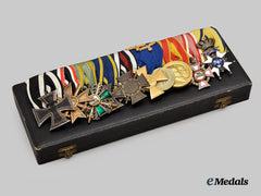 Germany, Wehrmacht. A Superb Medal and Order Bar to Generalleutnant Kurt Freiherr Röder von Diersburg