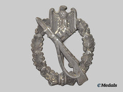 Germany, Wehrmaht. An Infantry Assault Badge, Silver Grade, Unknown Maker Variant