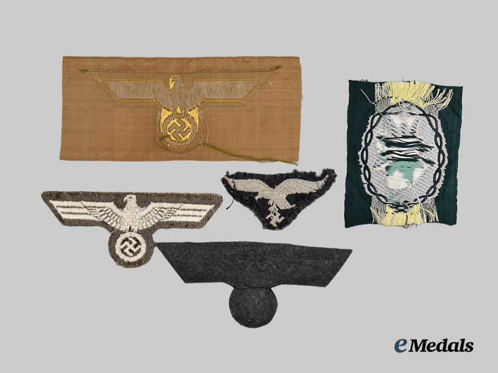 germany,_third_reich._a_lot_of_five_cloth_insignia(_enlisted/_n_c_o)___m_n_c4718