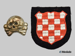 Germany, SS. A Pair of Uniform Insignia