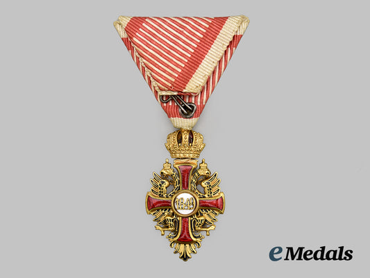 austria,_empire._an_order_of_franz_joseph,_officer_class_with_war_decoration,_c.1916___m_n_c4748