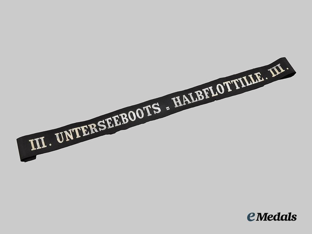 germany,_imperial._a3rd_u-_boat_half-_flotilla_cap_tally_ribbon___m_n_c4755