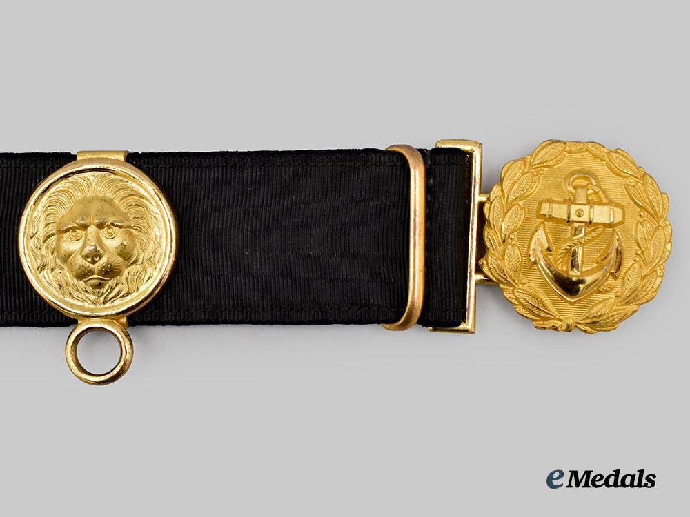 germany,_kriegsmarine._a_mint_officer’s_dagger_belt_and_buckle___m_n_c4764