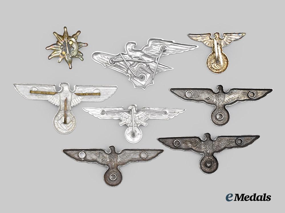 germany,_third_reich._a_mixed_lot_of_cap_insignia___m_n_c4776