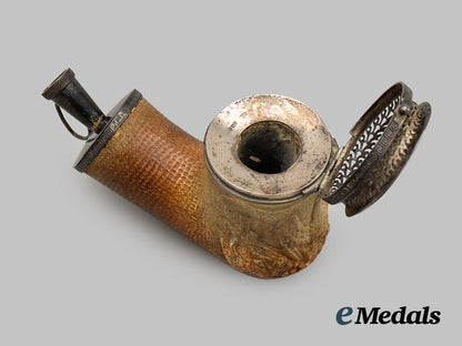 france,_kingdom._a_carved_meerschaum_pipe_with_silver_mountings,_by_e._w,_c.1825___m_n_c4793(3)