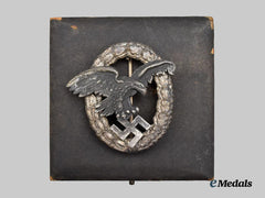 Germany, Luftwaffe. An Observer Badge, Late-War Version with Case, by Paul Meybauer