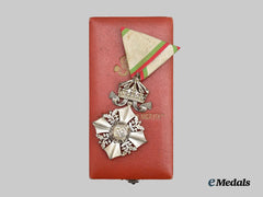 Bulgaria, Kingdom. An Order of Civil Merit, Sixth Class with Crown in Case, c.1944