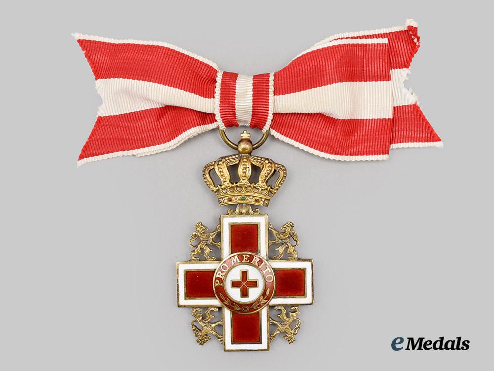 netherlands,_kingdom._a_red_cross_of_merit,_for_ladies,_in_case___m_n_c4894