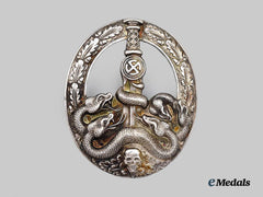Germany, Federal Republic. An Anti-Partisan Badge, by Rudolf Souval, Exhibition Example, c. 1960
