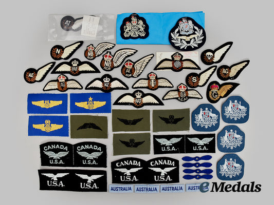 international._canada,_australia,_new_zealand,_united_kingdom,_united_states,_el_salvador._a_lot_of_forty-_four_air_force_cloth_wings_and_insignia___m_n_c5003