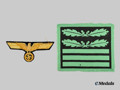 Germany, Wehrmacht. A Pair of Uniform Insignia