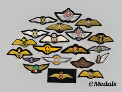 International. A Lot of Twenty Air Force Cloth Wings