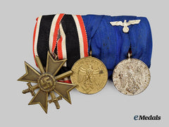 Germany, Wehrmacht. A Long Service Medal Bar for a Second World War Combatant
