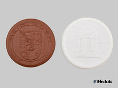 Germany, Third Reich. A Pair of Commemorative Medallions