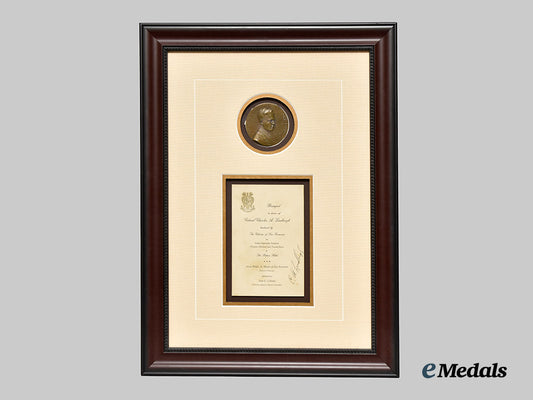 united_states._a_charles_lindbergh_solo_atlantic_flight_table_medal_with_signed_banquet_invitation___m_n_c5092
