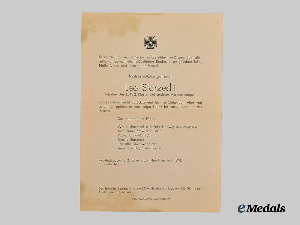 germany,_kriegsmarine._a_lot_of_paper_items_from_the_estate_of_matrosen-_obergefreiter_leo_starzecki,_u-160_k_i_a___m_n_c5118