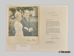 United States. A Letter and Photograph Signed by Richard Nixon, 1972